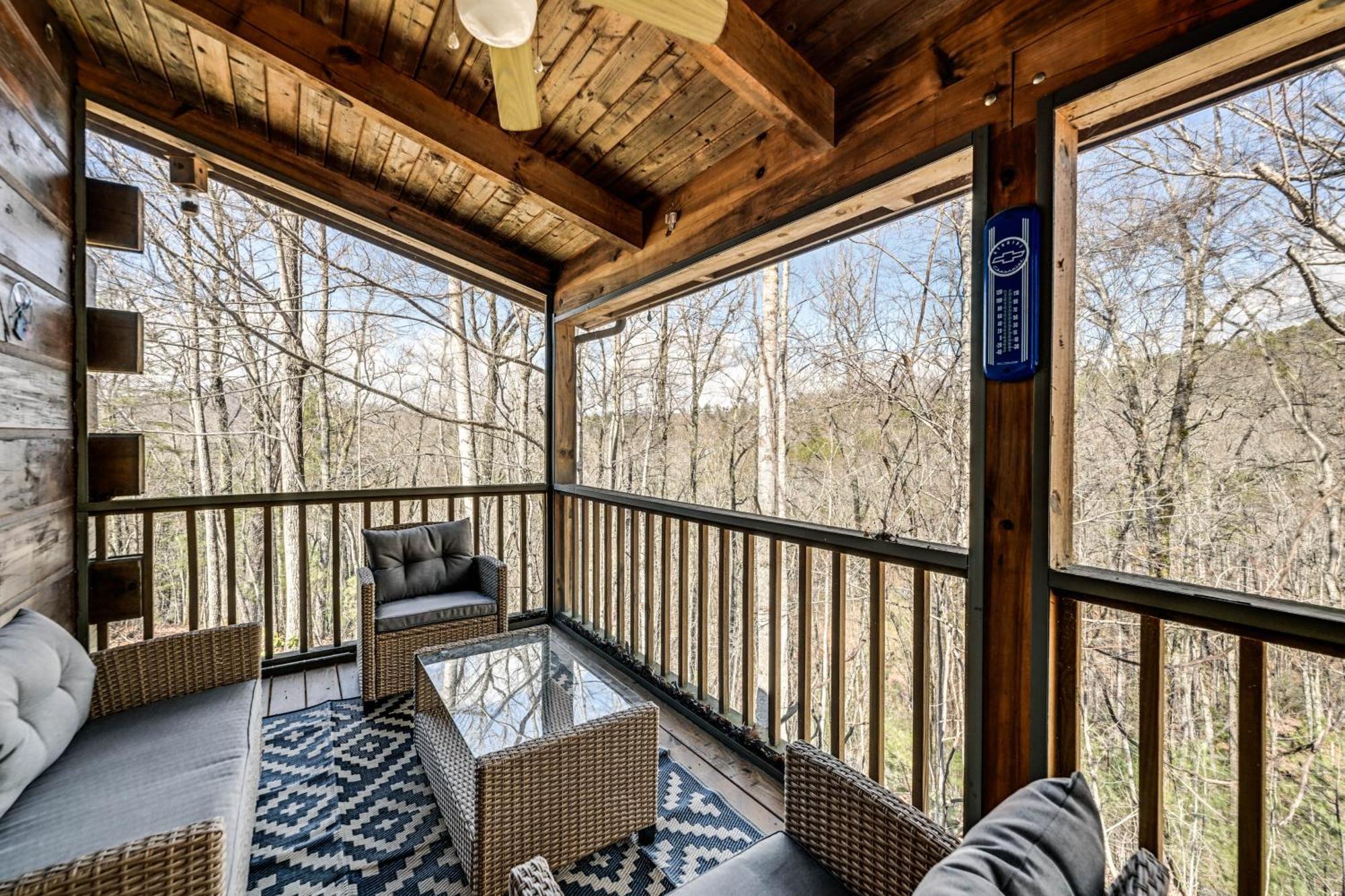 Bryson City Cabin With Hot Tub, Views And Pool Table! 외부 사진